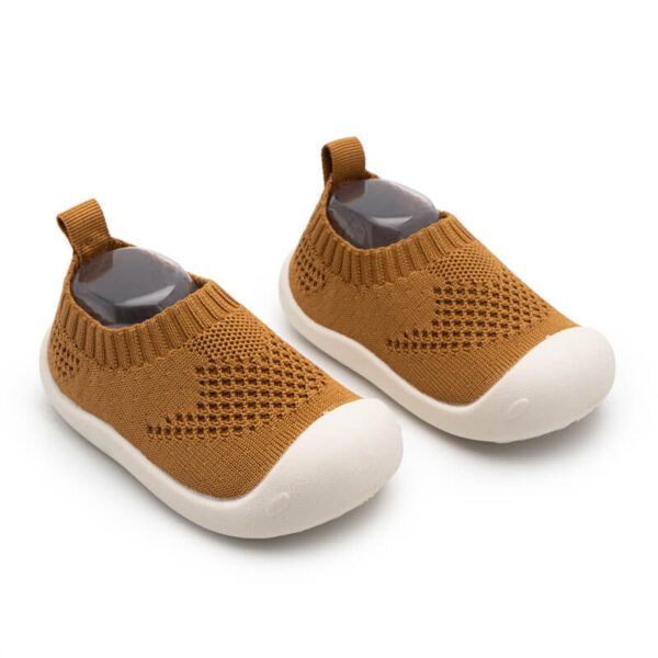 Neutral & Knitted Breathable – Non-Slip Baby Shoe-Socks